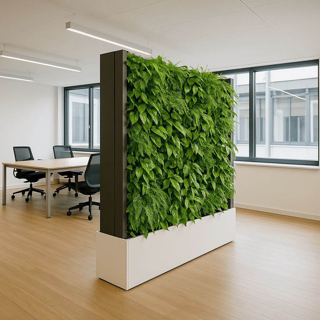 Pflanzenvermietung 4 Pflanzenwand - modulare Pflanzenwand - OfficeOnAir